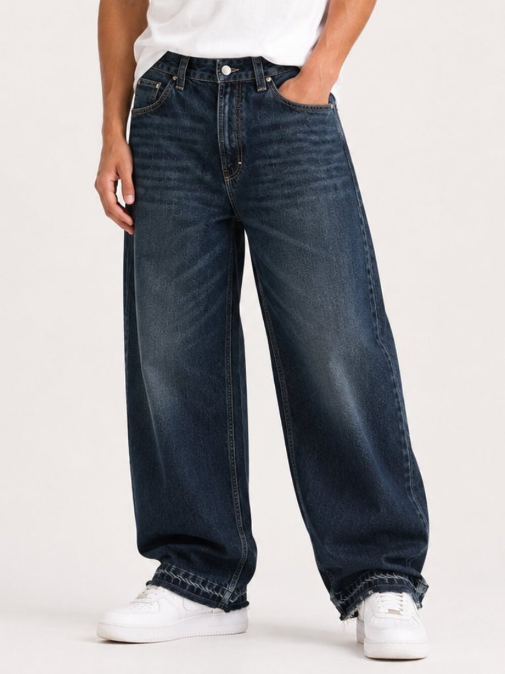 Zara FORD NWT Dark Wash Wide Leg Jeans Size 30 | Lyocell Blend | Original $99.90